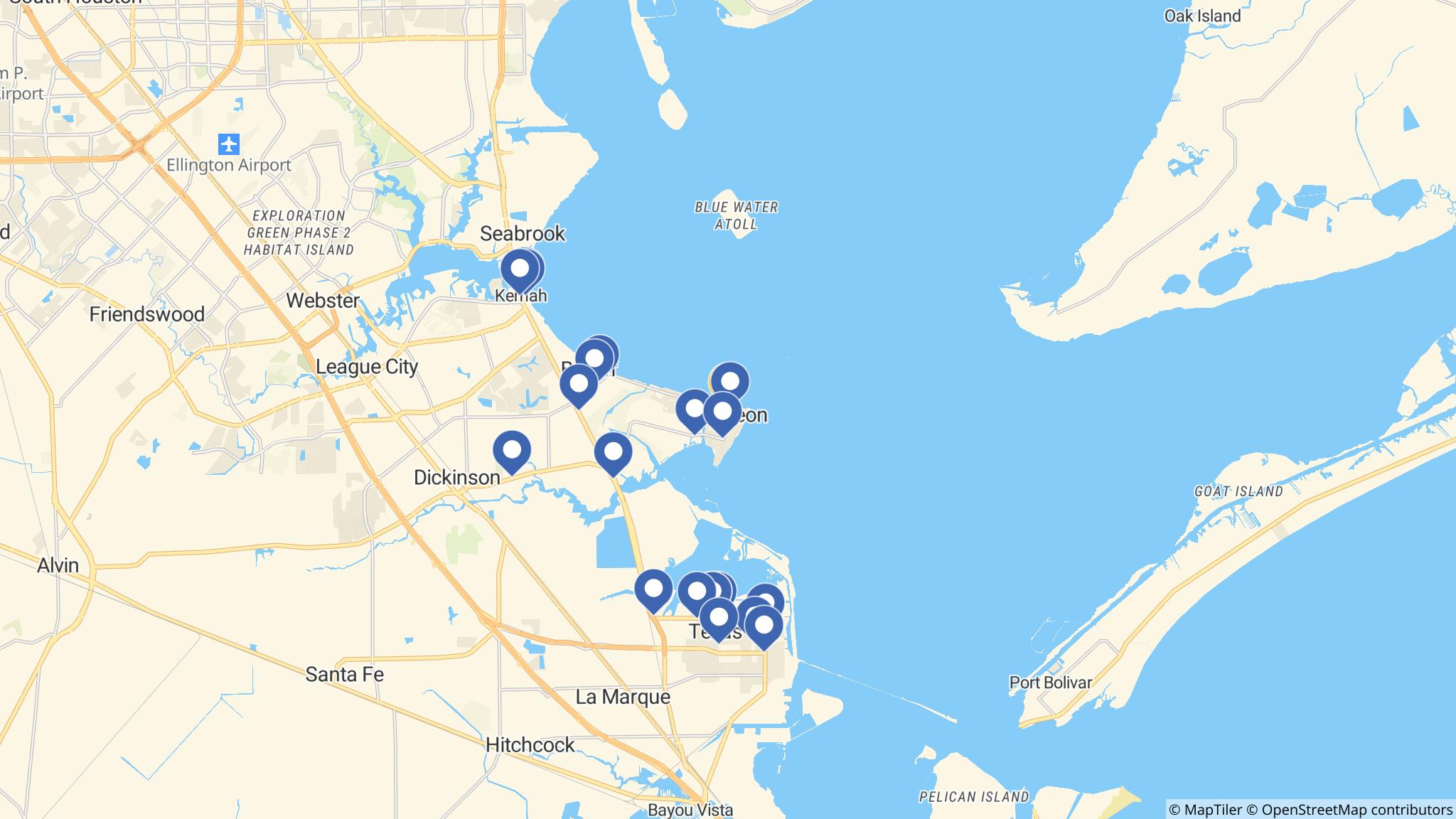 Street map of the ATM area