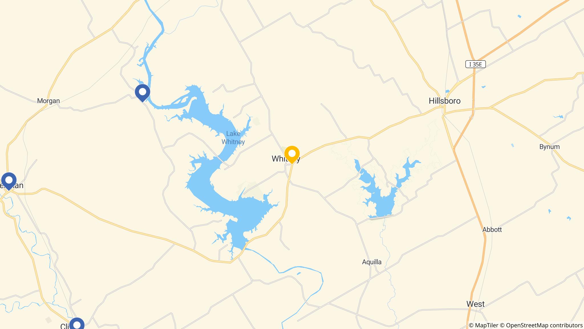 Street map of the ATM area