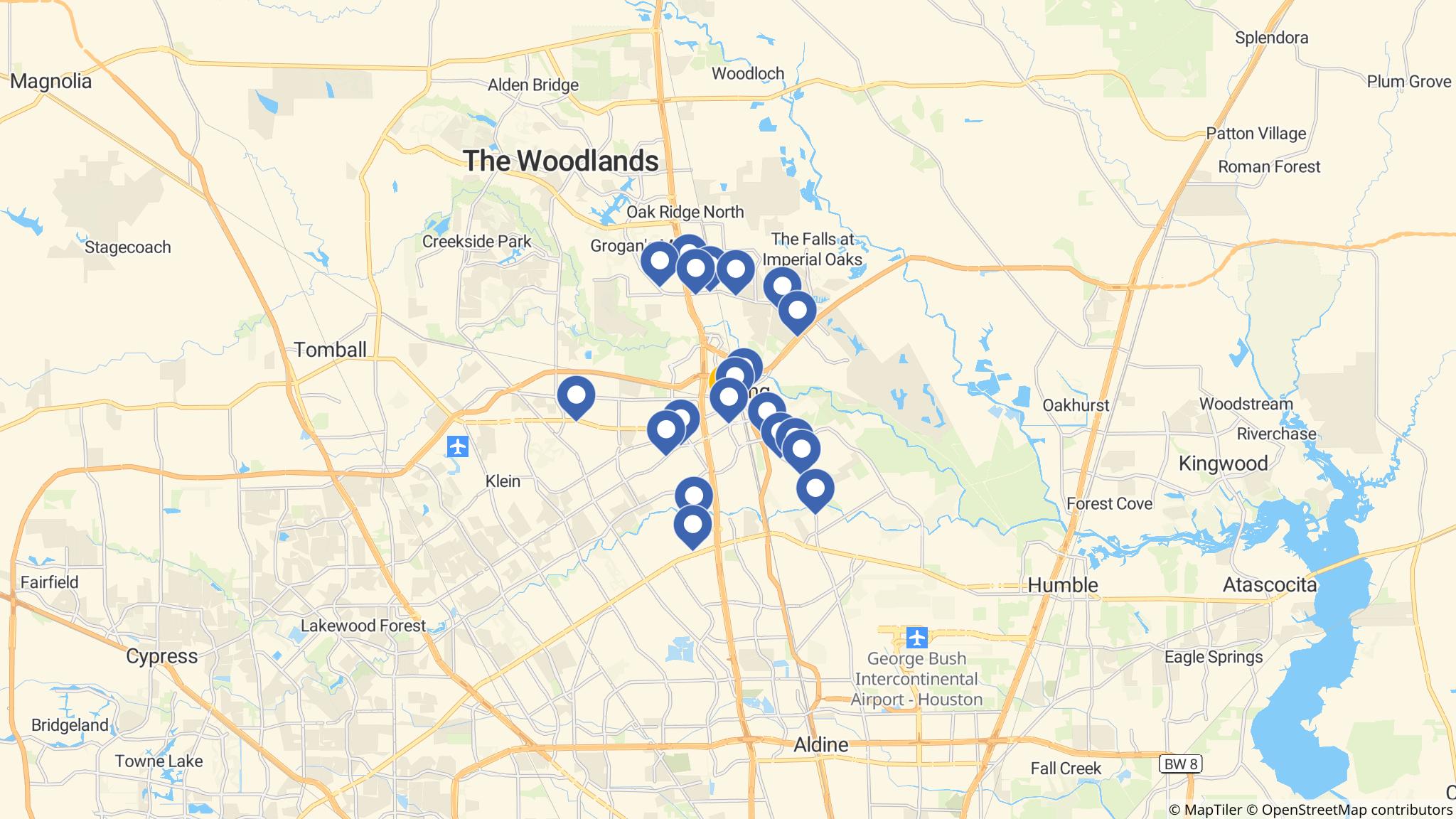 Street map of the ATM area