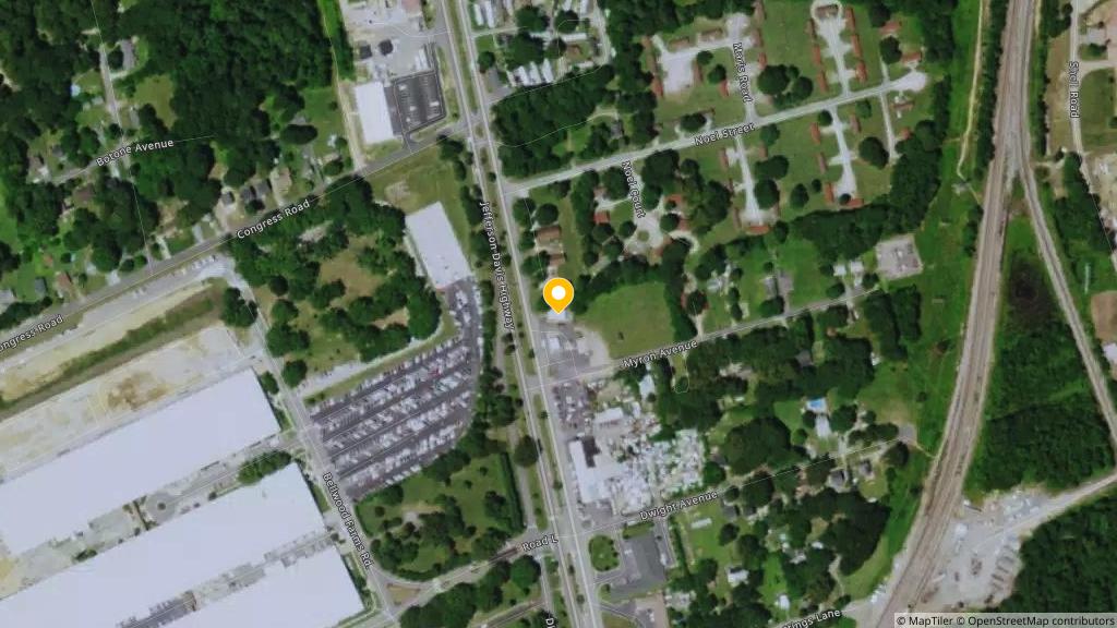 Satellite photo of the location