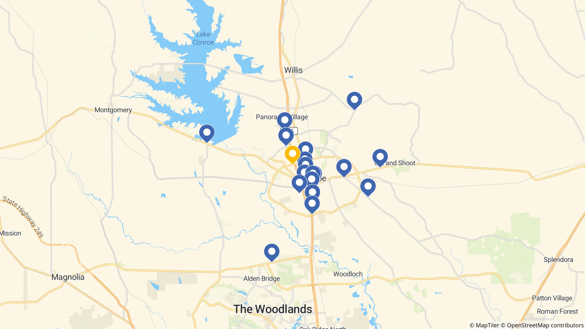 Street map of the ATM area