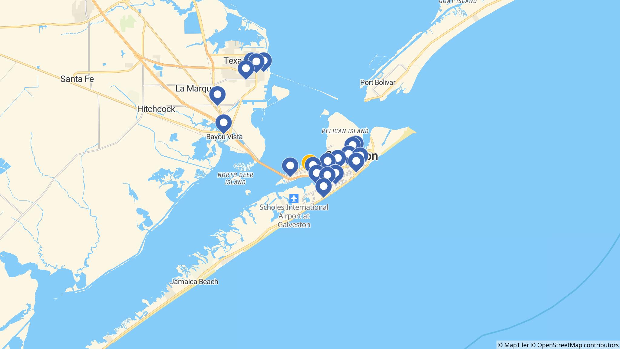 Street map of the ATM area