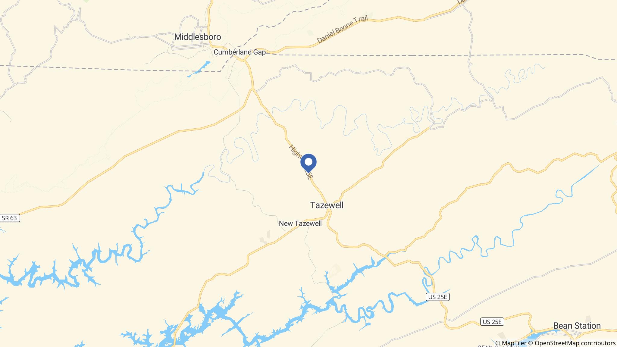 Street map of the ATM area