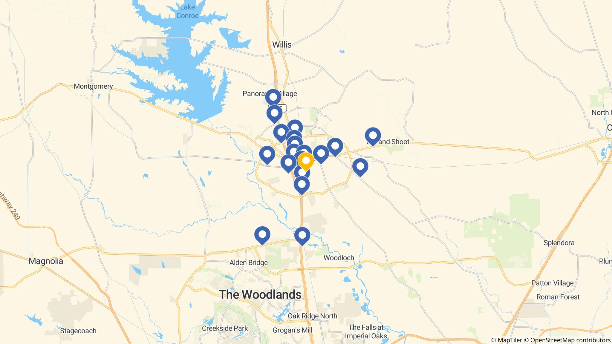 Street map of the ATM area