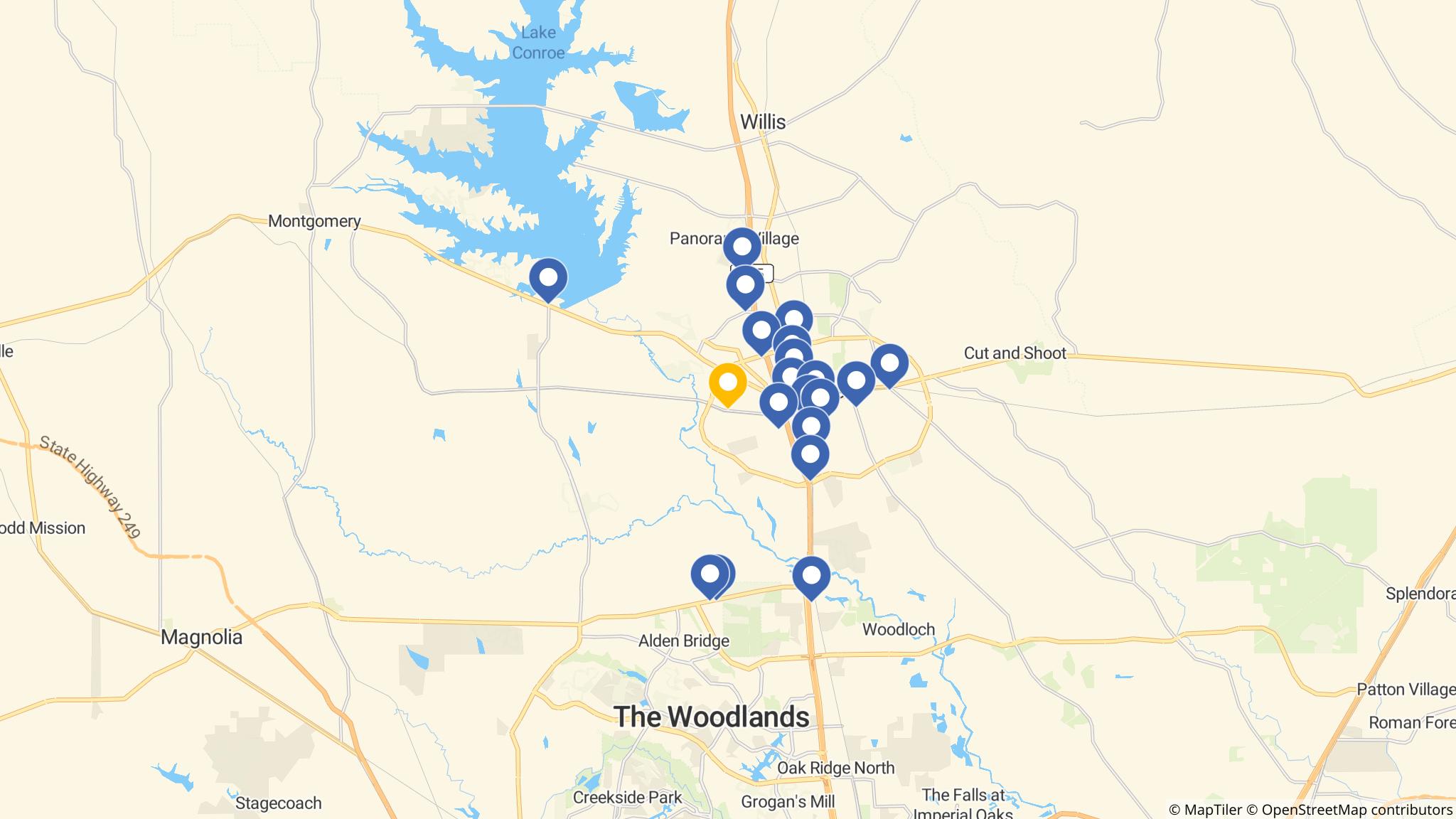 Street map of the ATM area