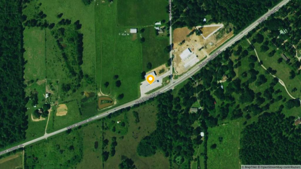 Satellite photo of the location