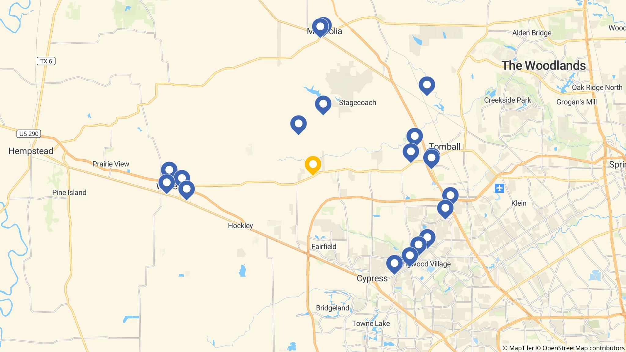 Street map of the ATM area