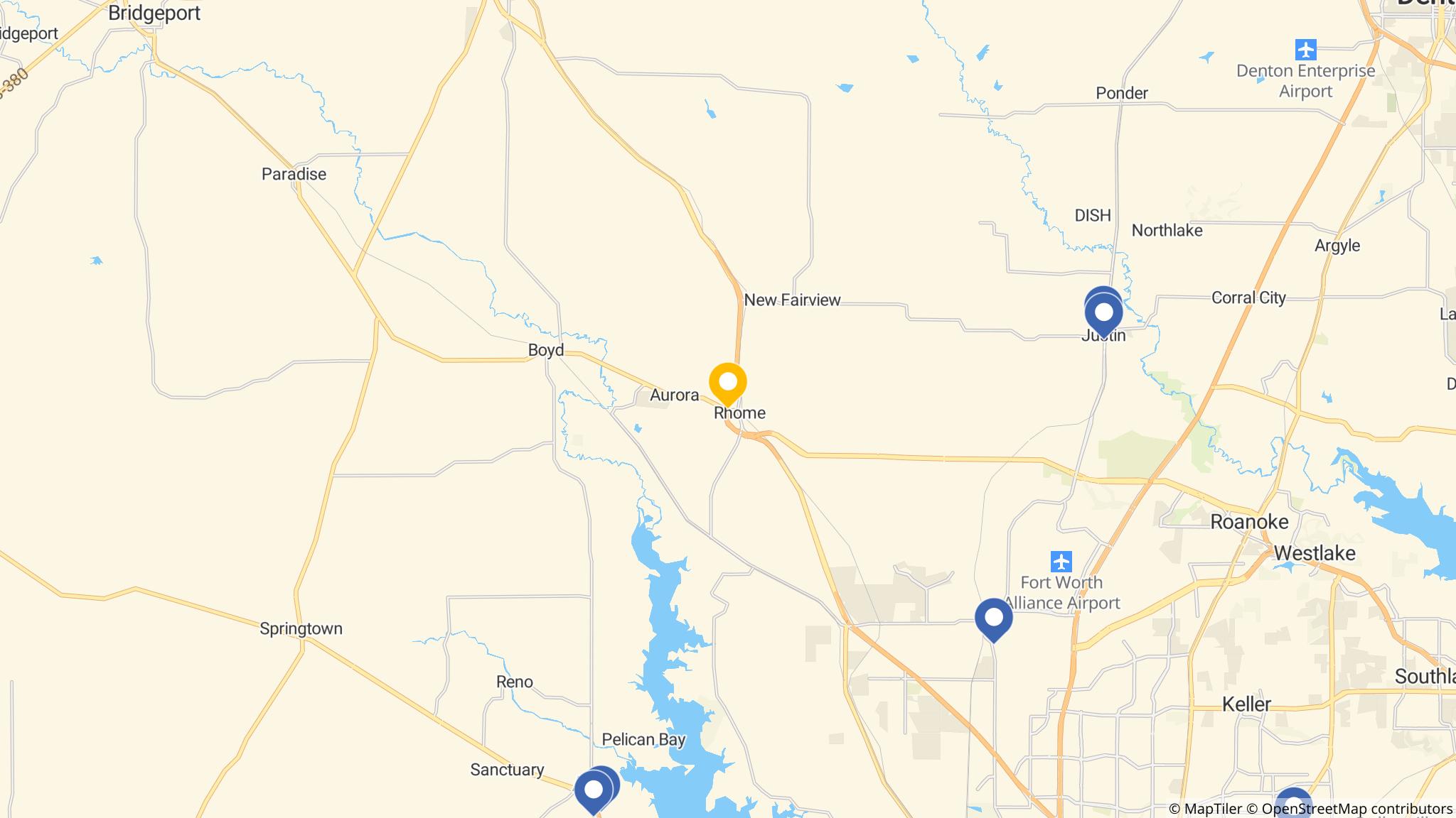 Street map of the ATM area