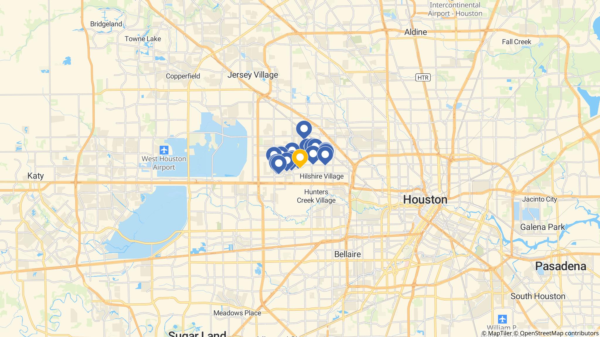 Street map of the ATM area