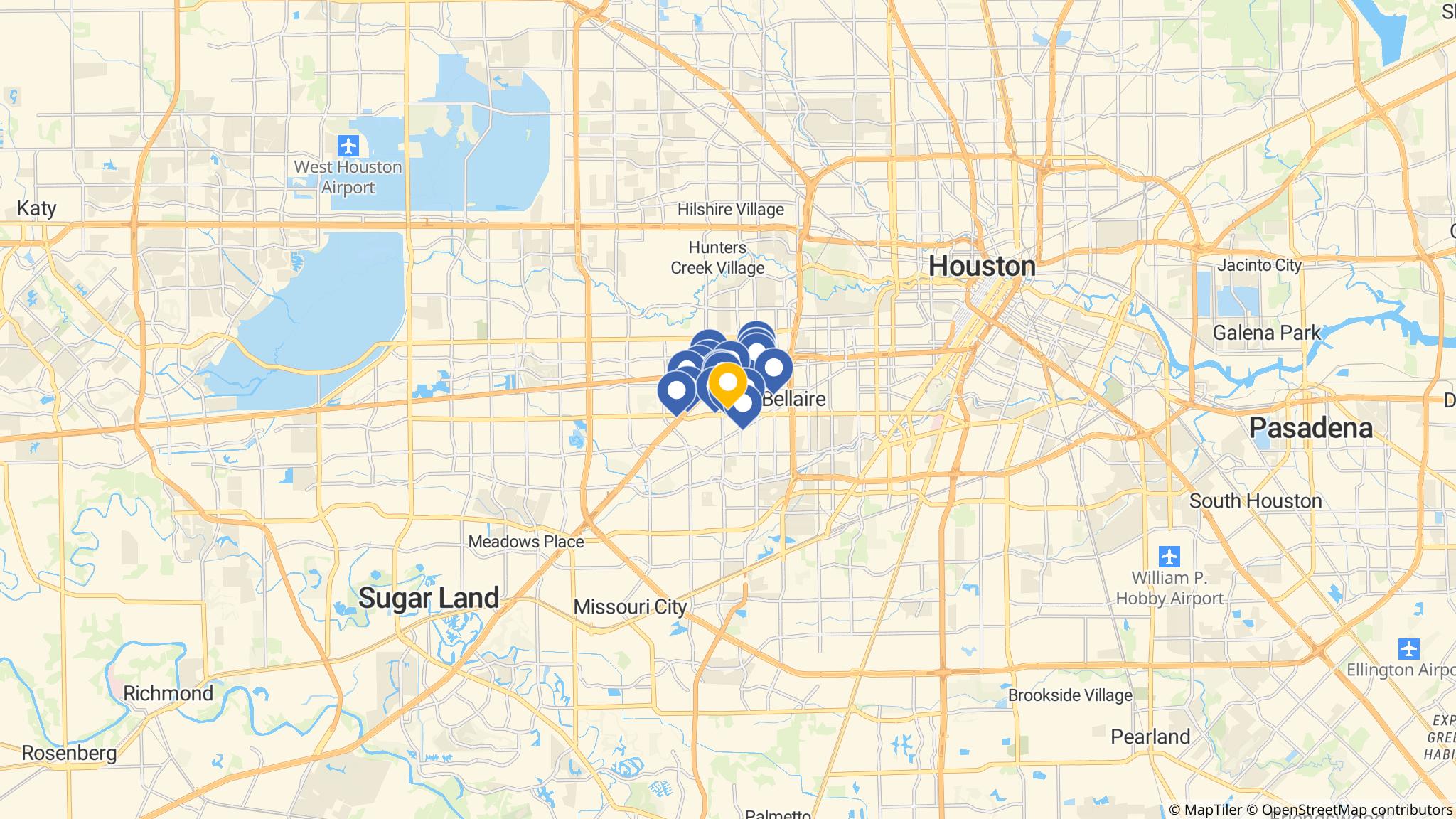 Street map of the ATM area