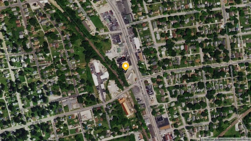 Satellite photo of the location