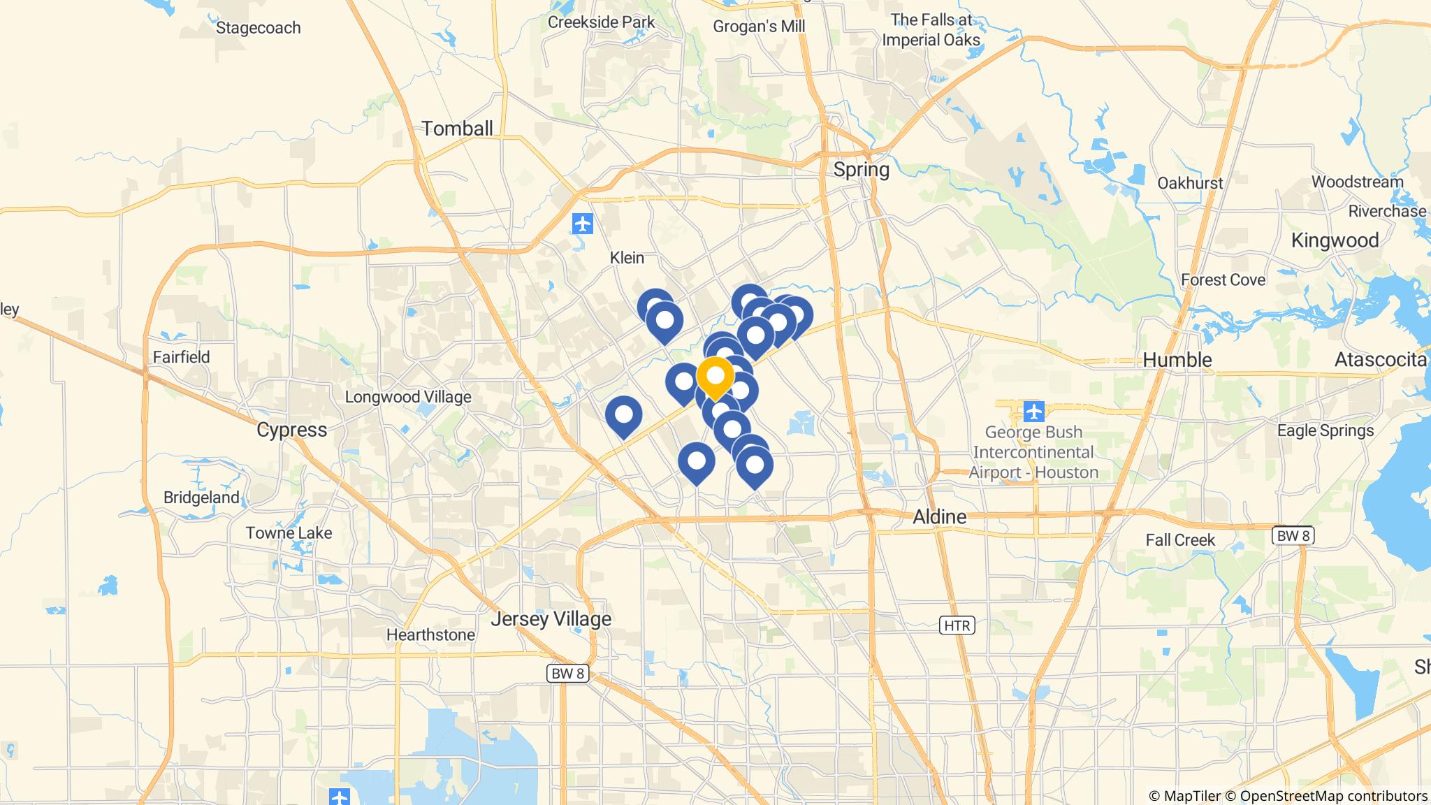 Street map of the ATM area