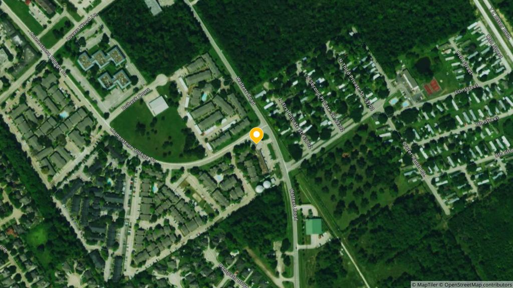 Satellite photo of the location