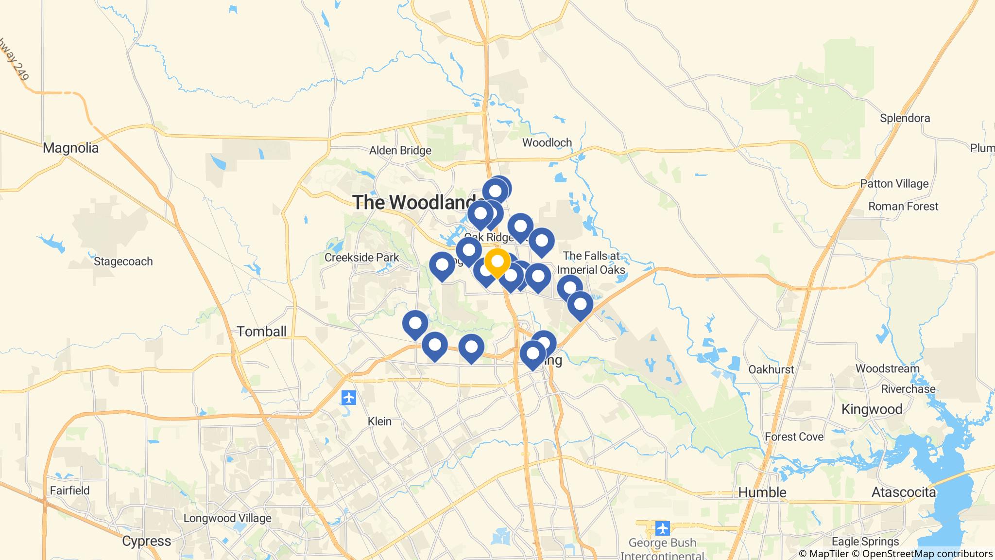 Street map of the ATM area