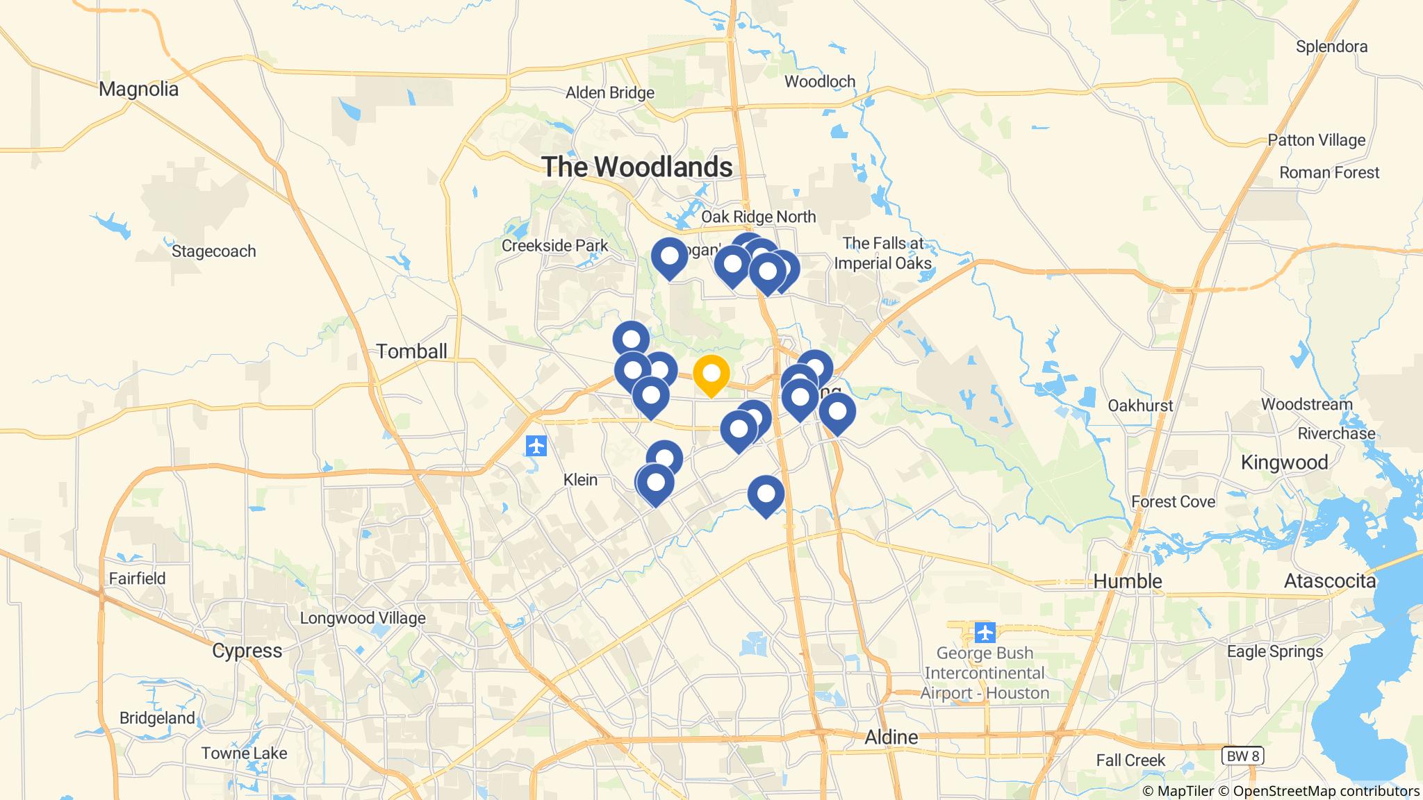 Street map of the ATM area