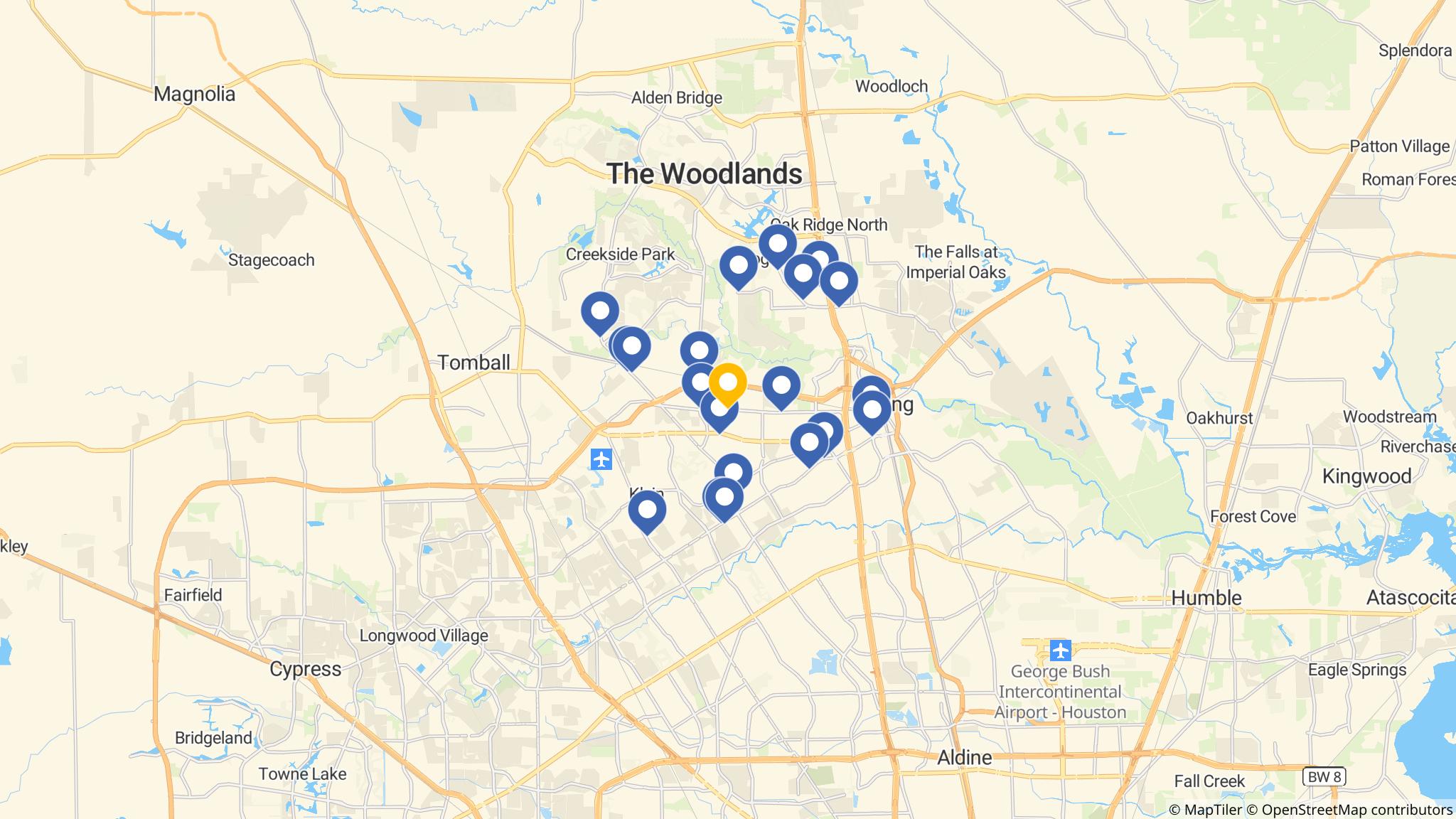Street map of the ATM area