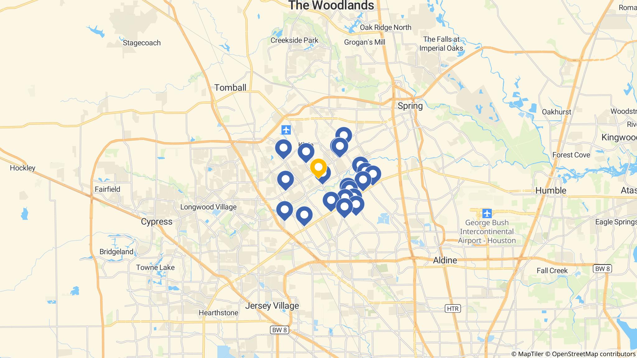 Street map of the ATM area