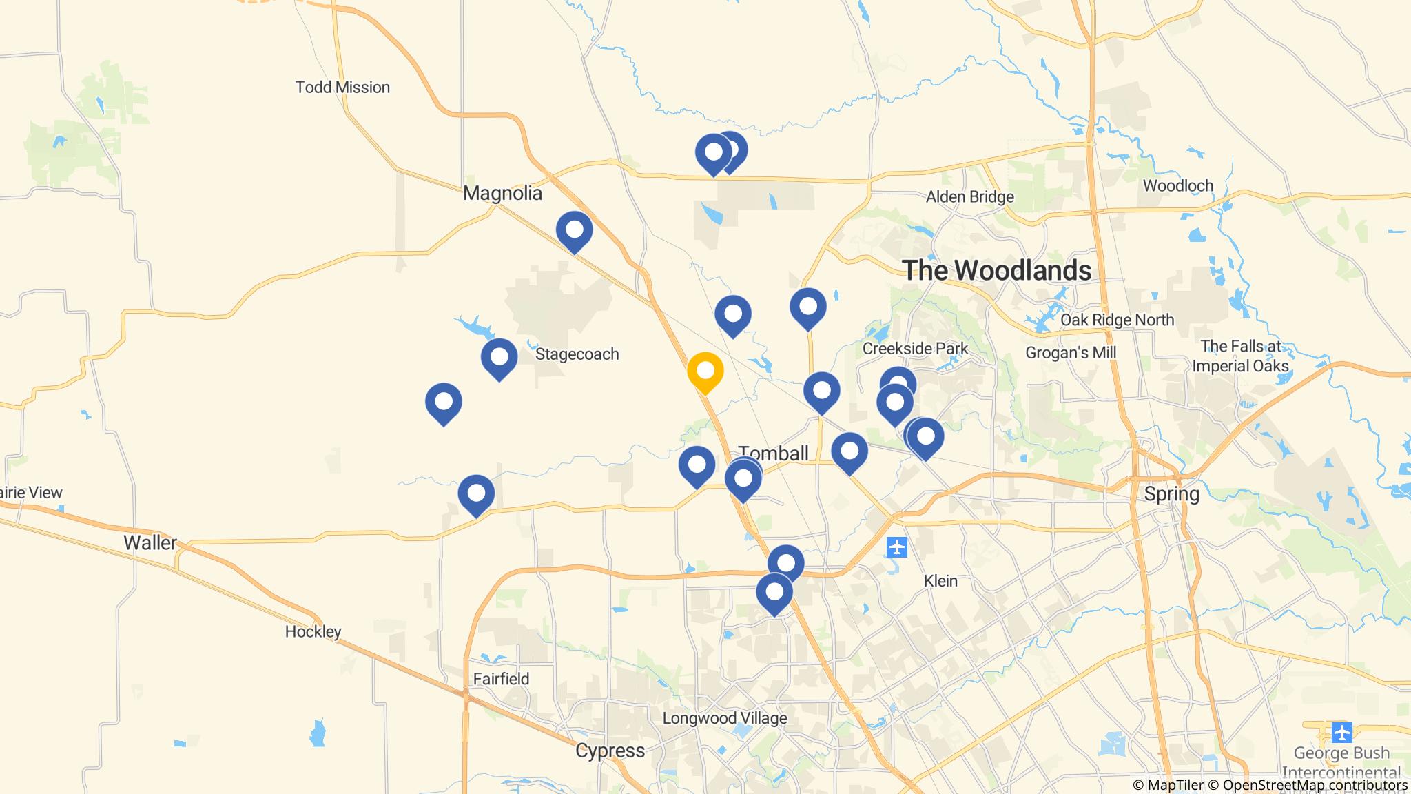 Street map of the ATM area