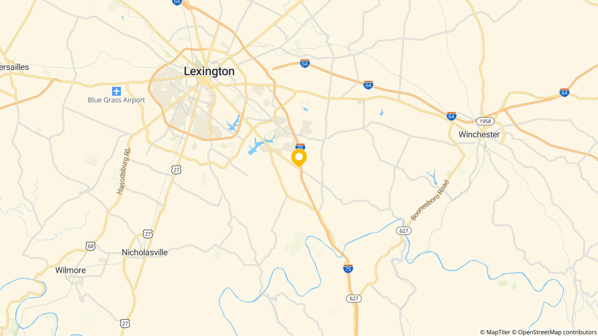 Street map of the ATM area