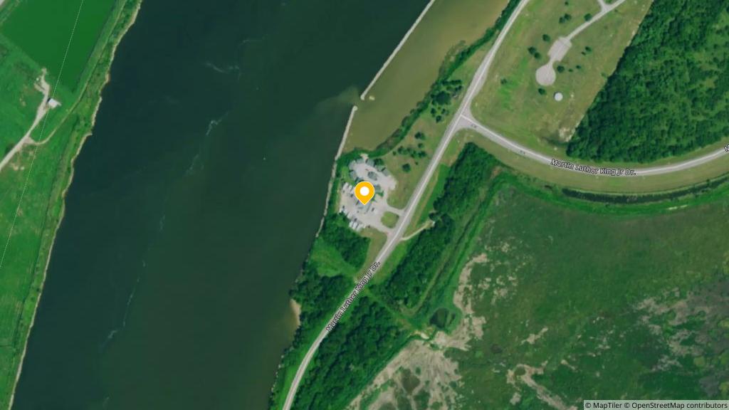 Satellite photo of the location