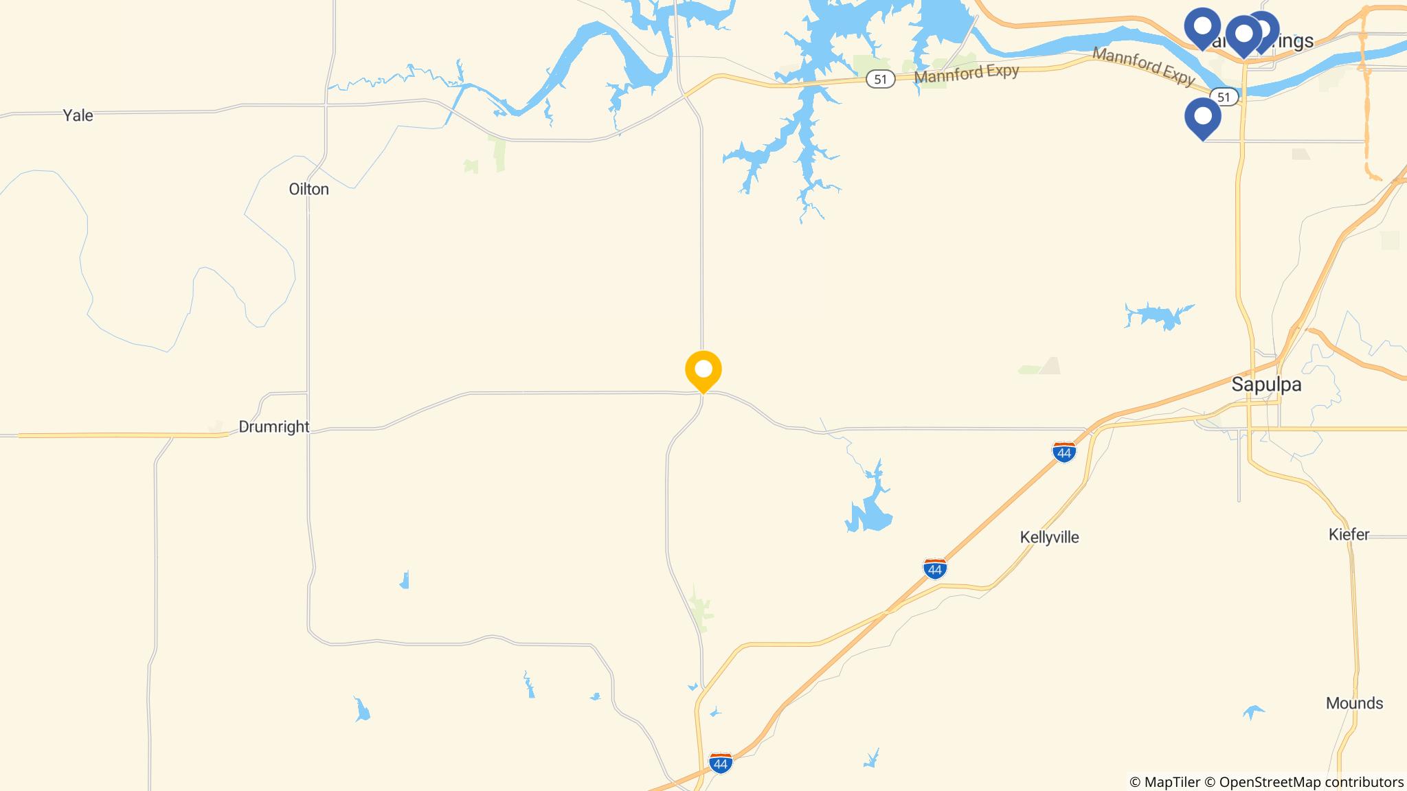 Street map of the ATM area
