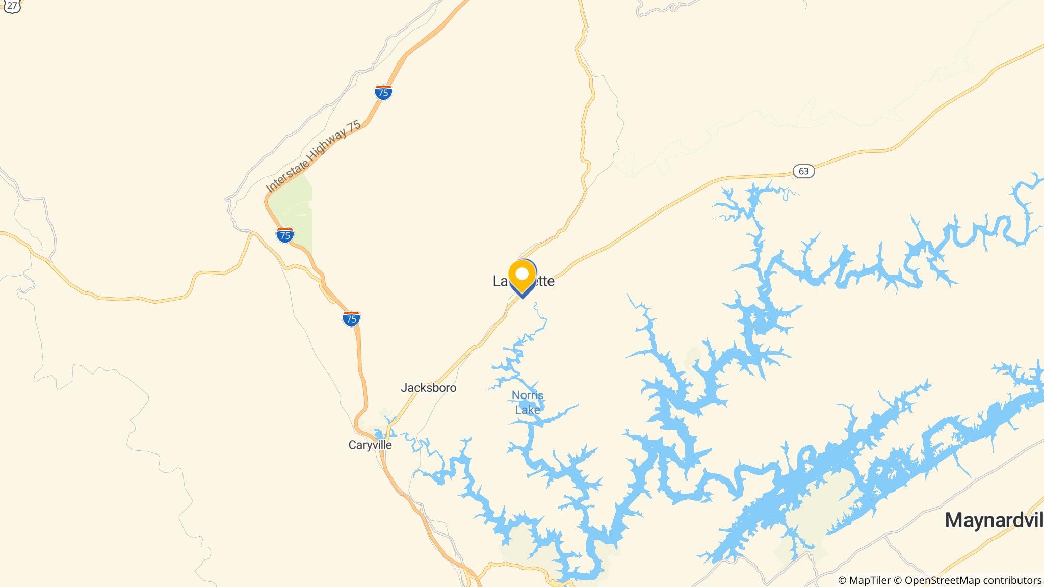 Street map of the ATM area