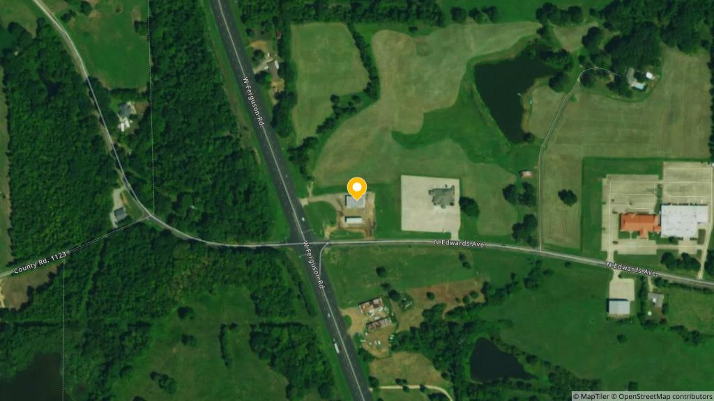Satellite photo of the location
