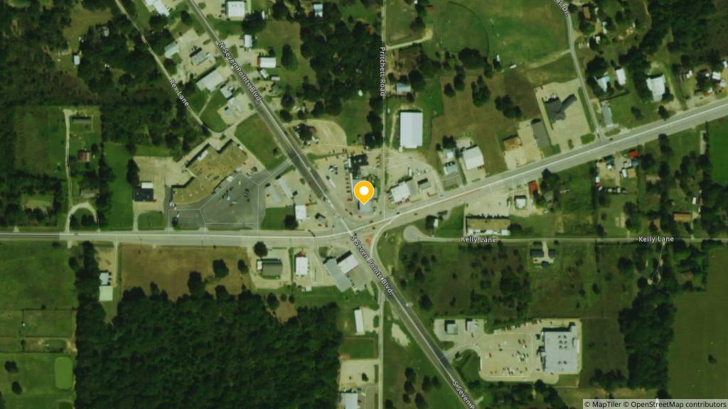 Satellite photo of the location