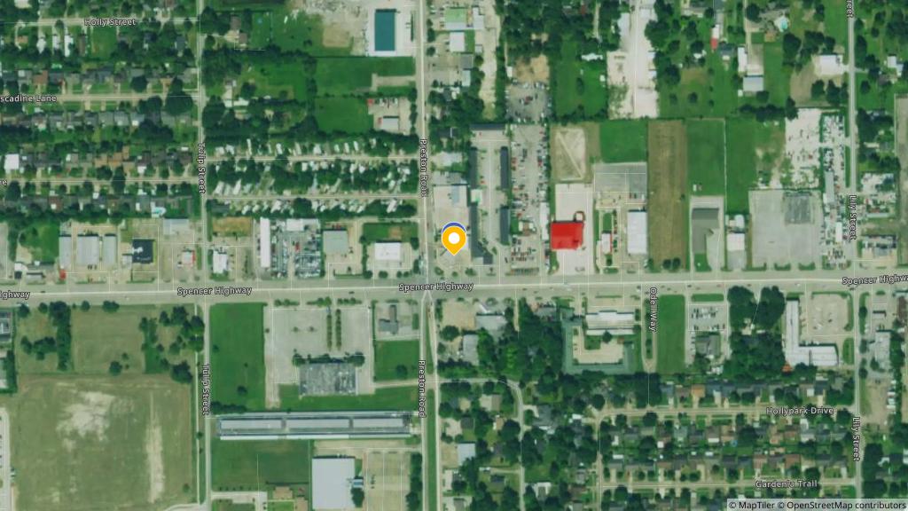 Satellite photo of the location