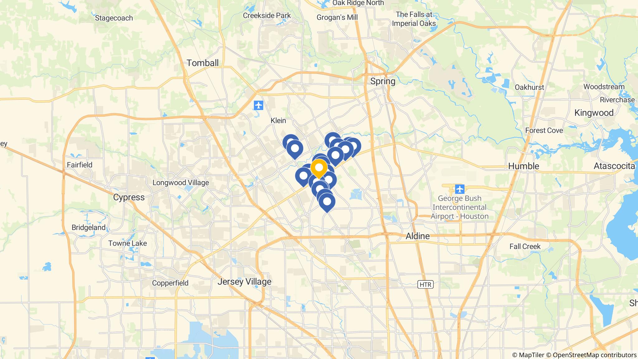 Street map of the ATM area
