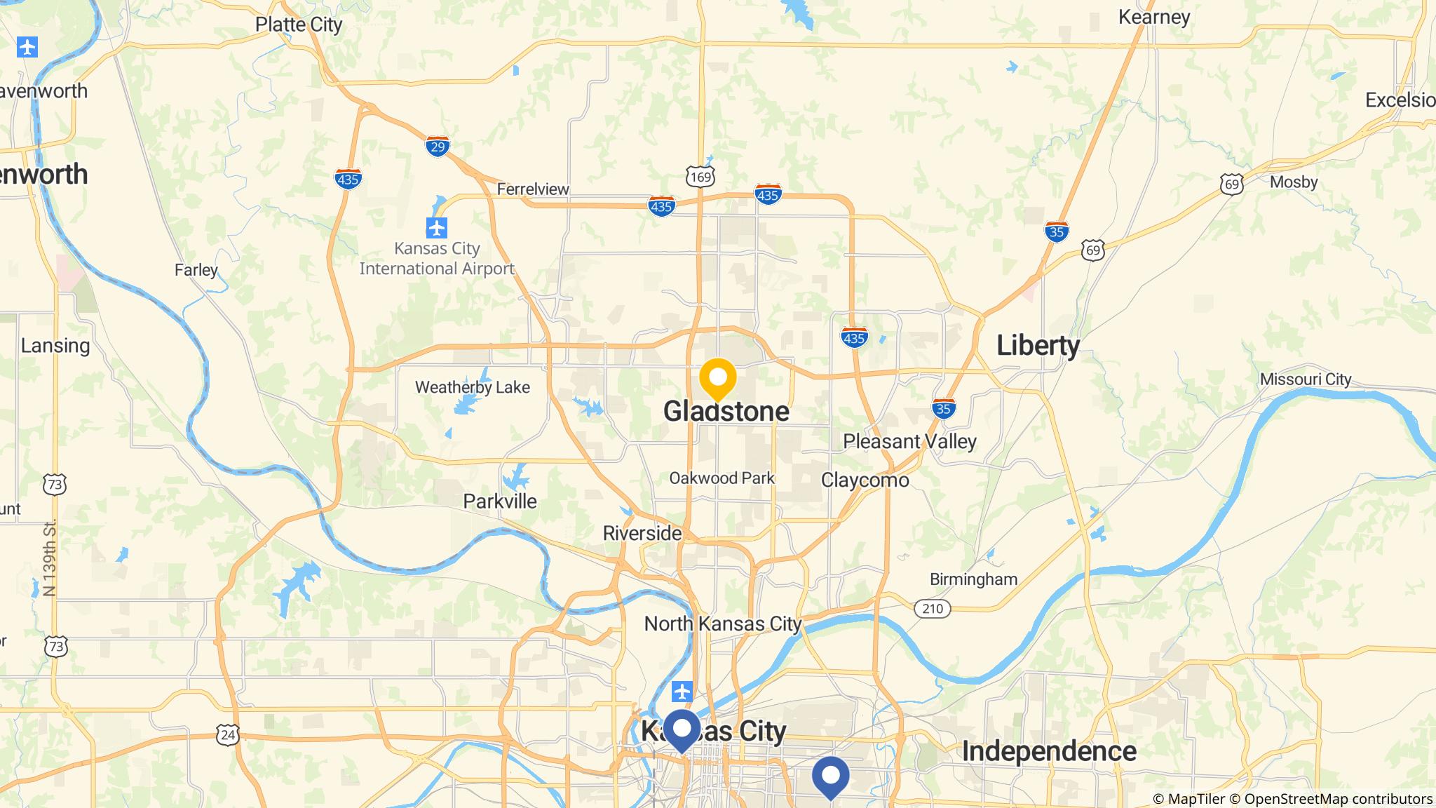 Street map of the ATM area
