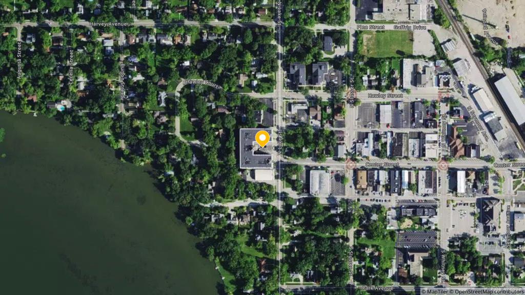 Satellite photo of the location