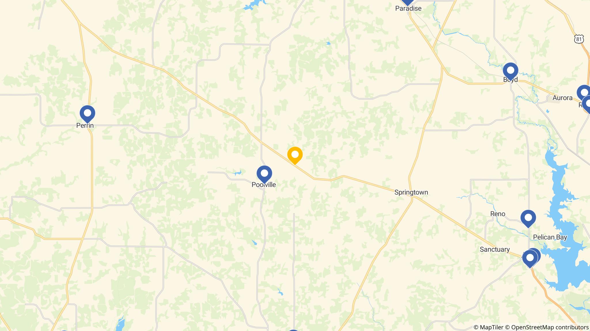 Street map of the ATM area