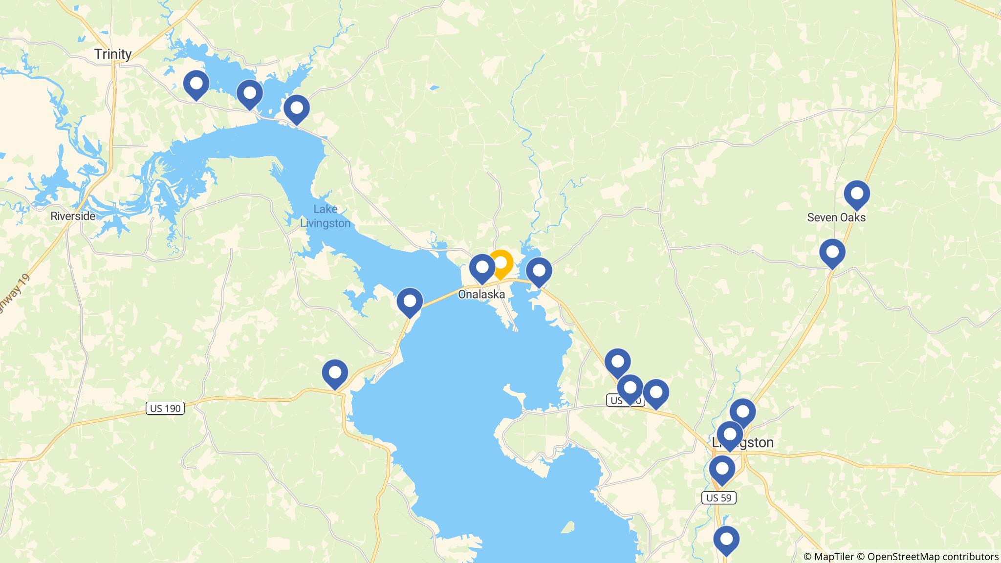 Street map of the ATM area