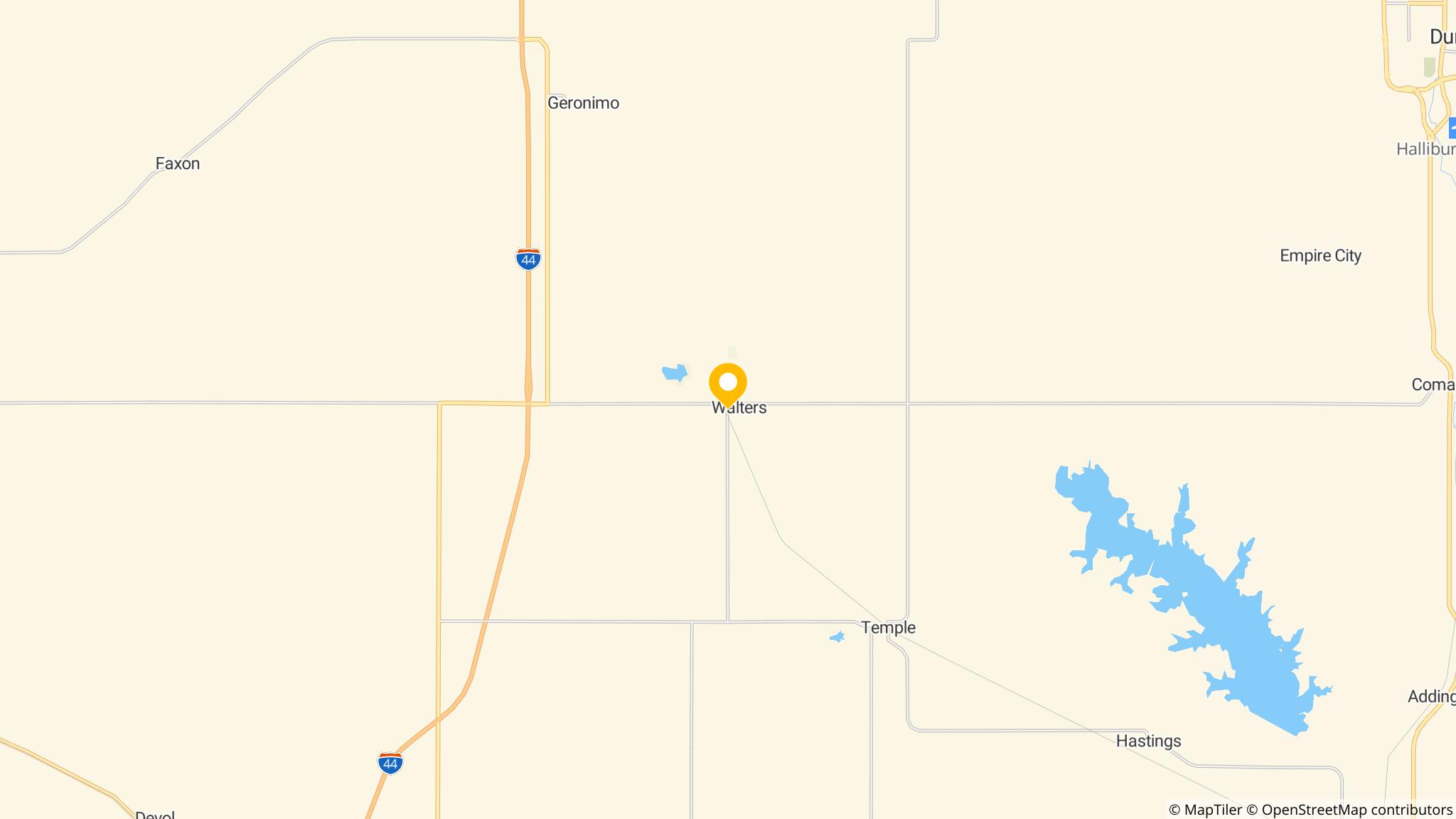 Street map of the ATM area