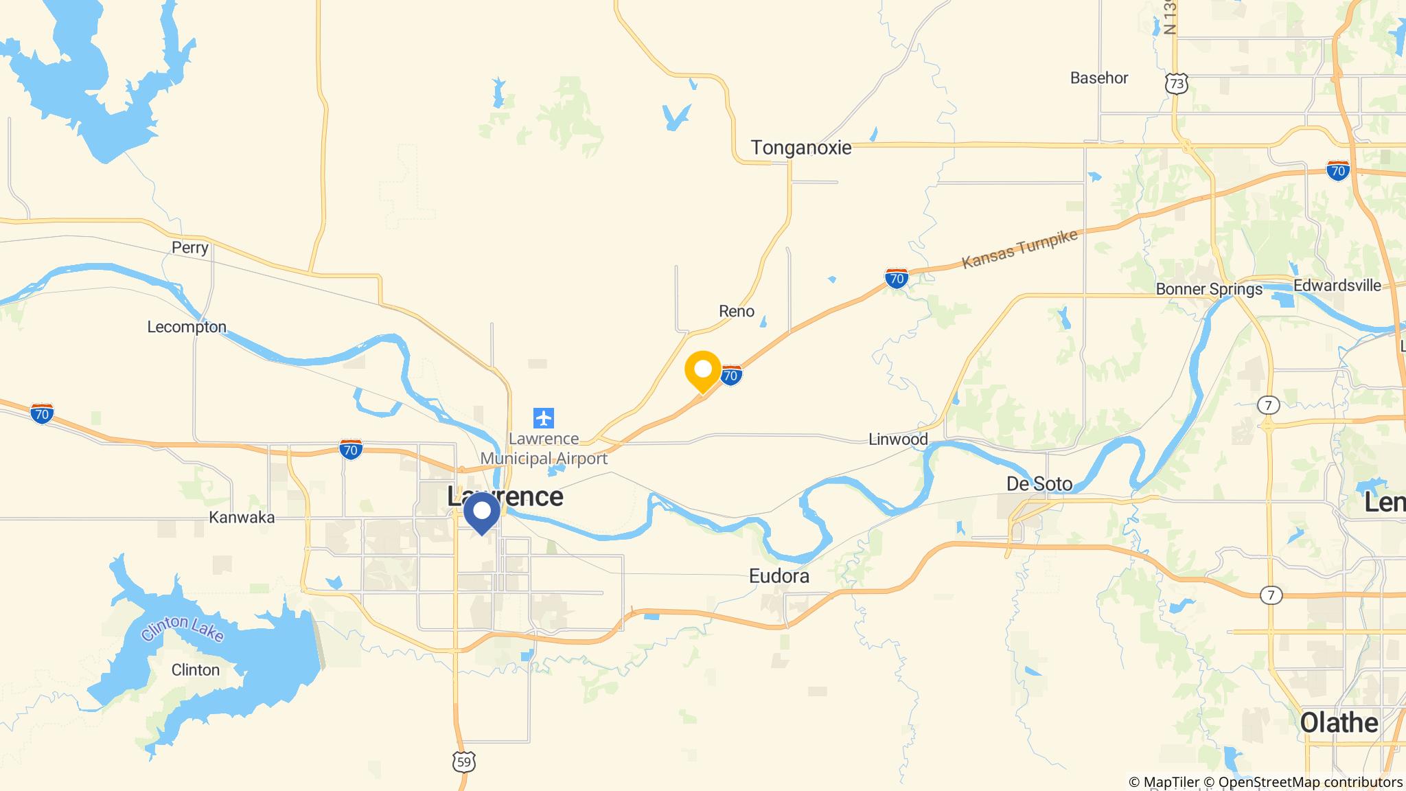 Street map of the ATM area