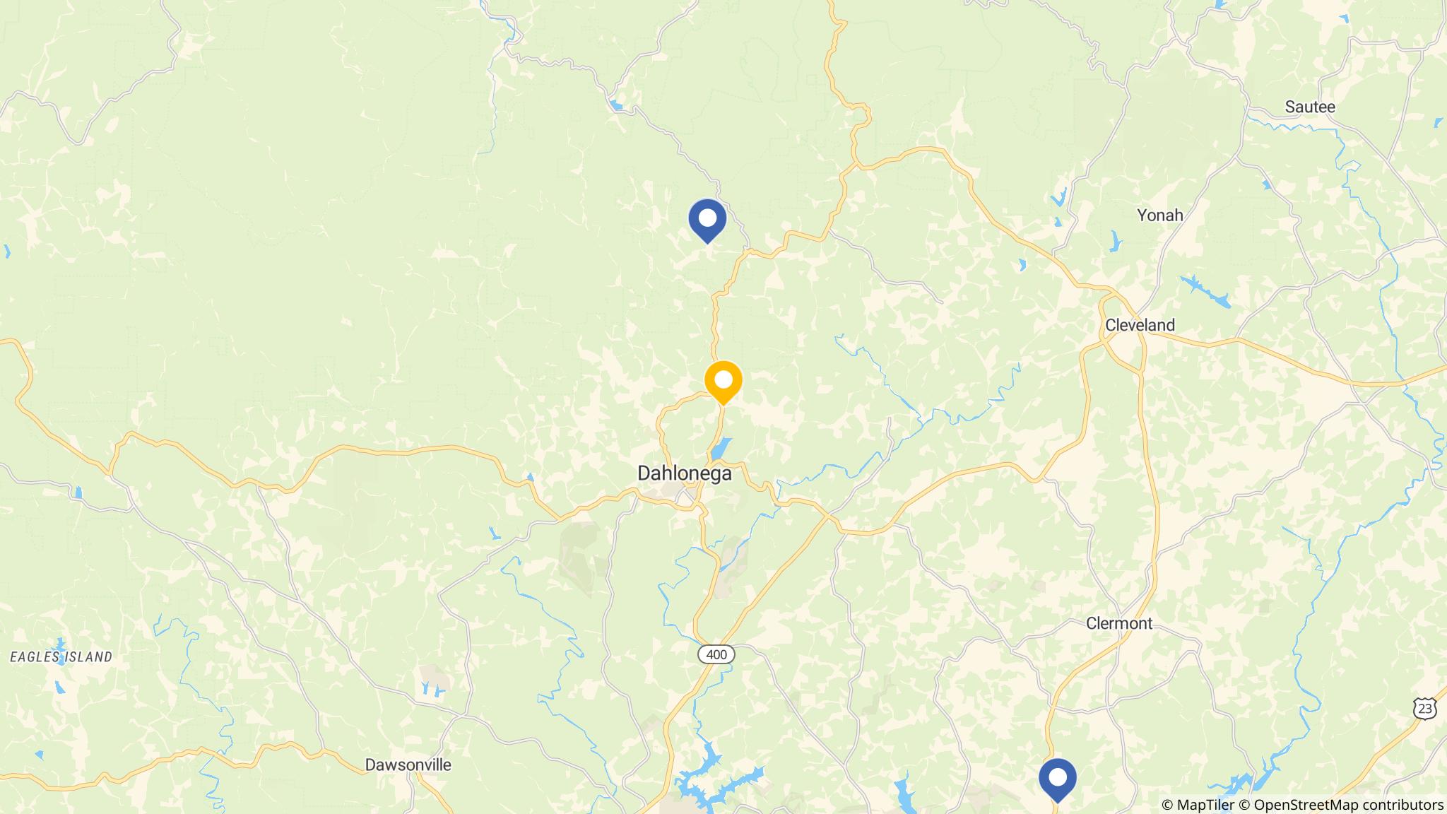 Street map of the ATM area
