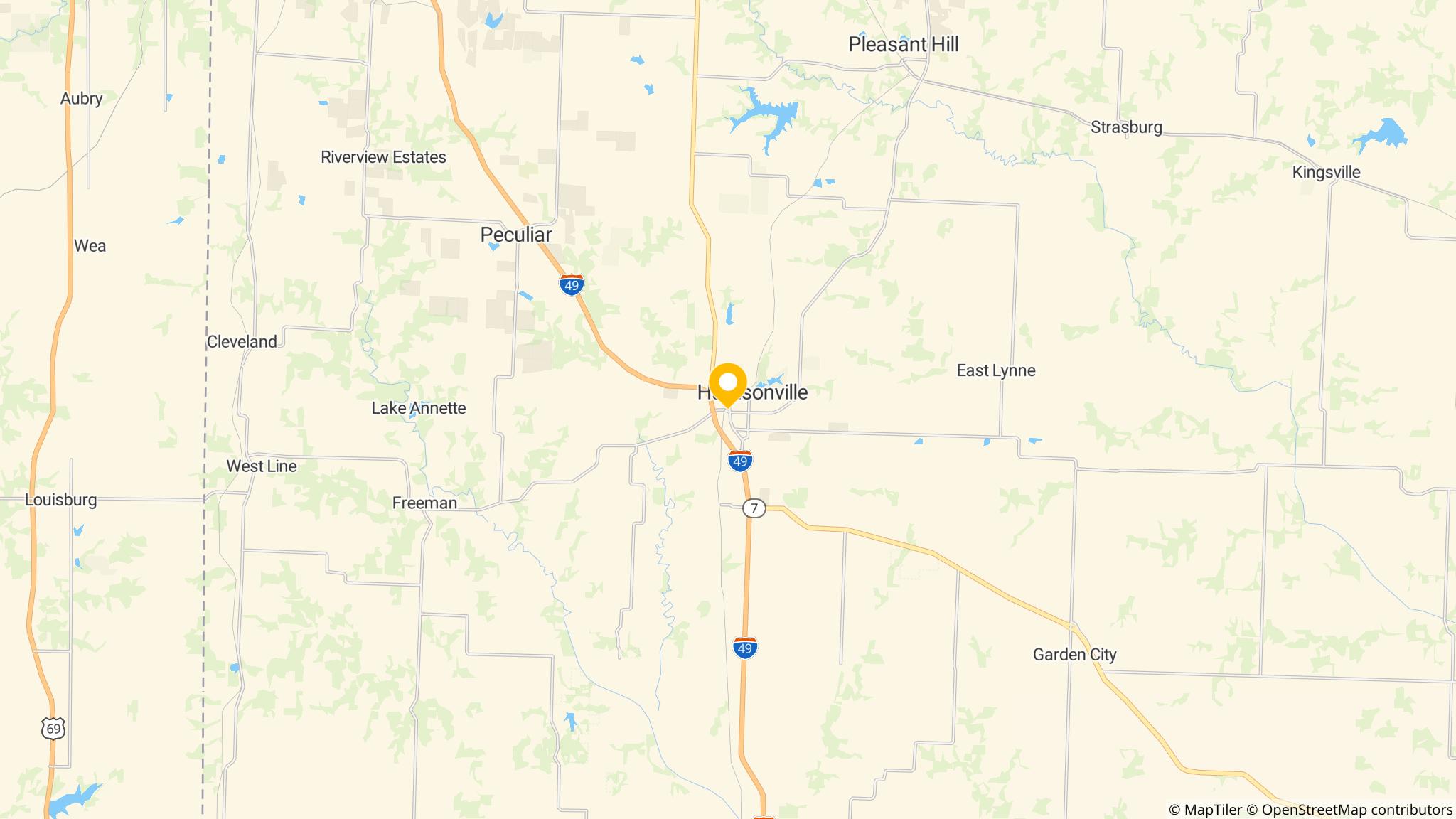 Street map of the ATM area