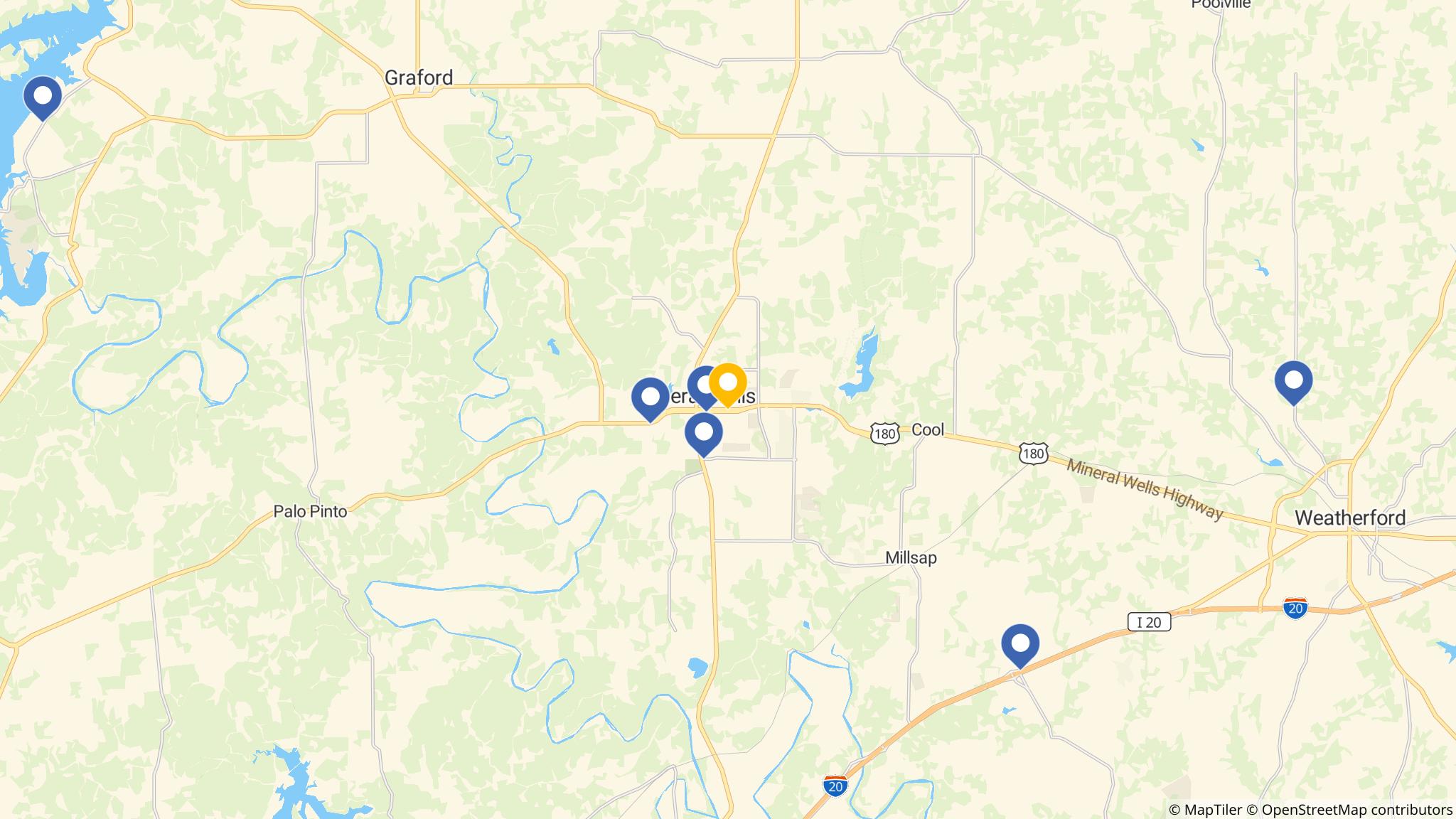 Street map of the ATM area