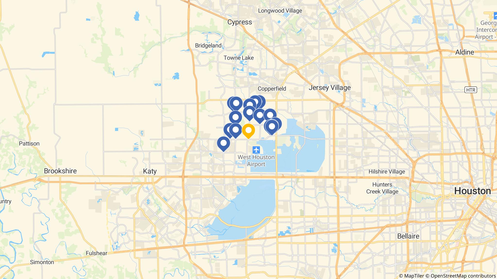 Street map of the ATM area