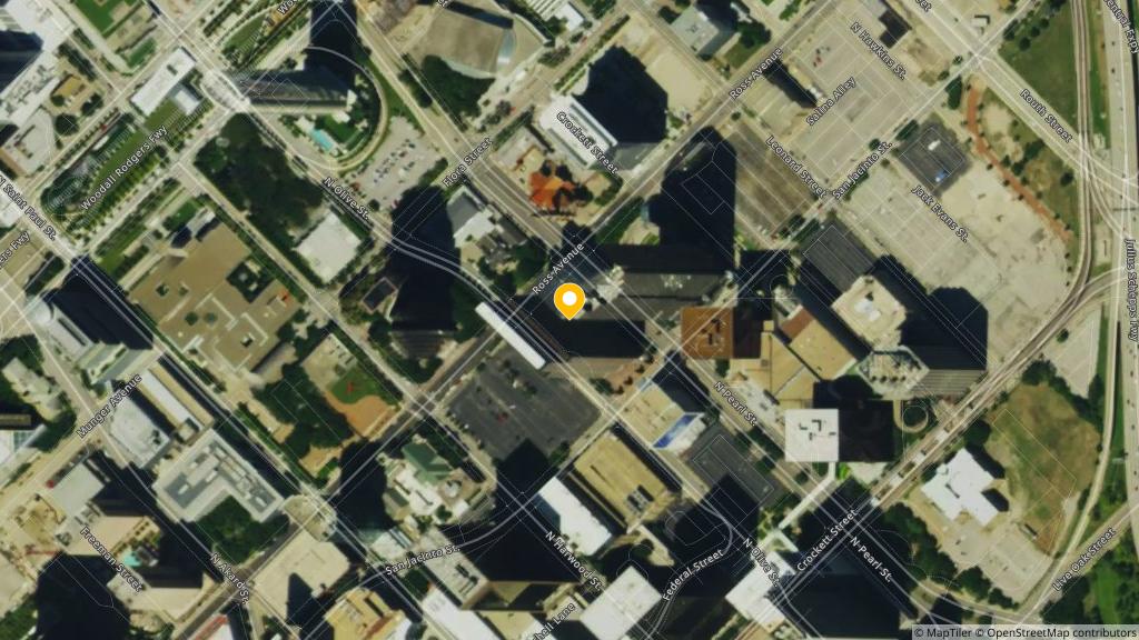 Satellite photo of the location