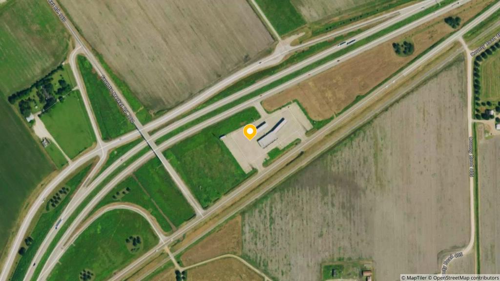 Satellite photo of the location