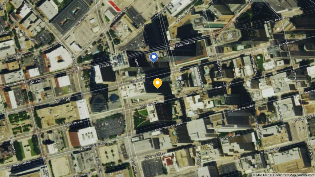 Satellite photo of the location