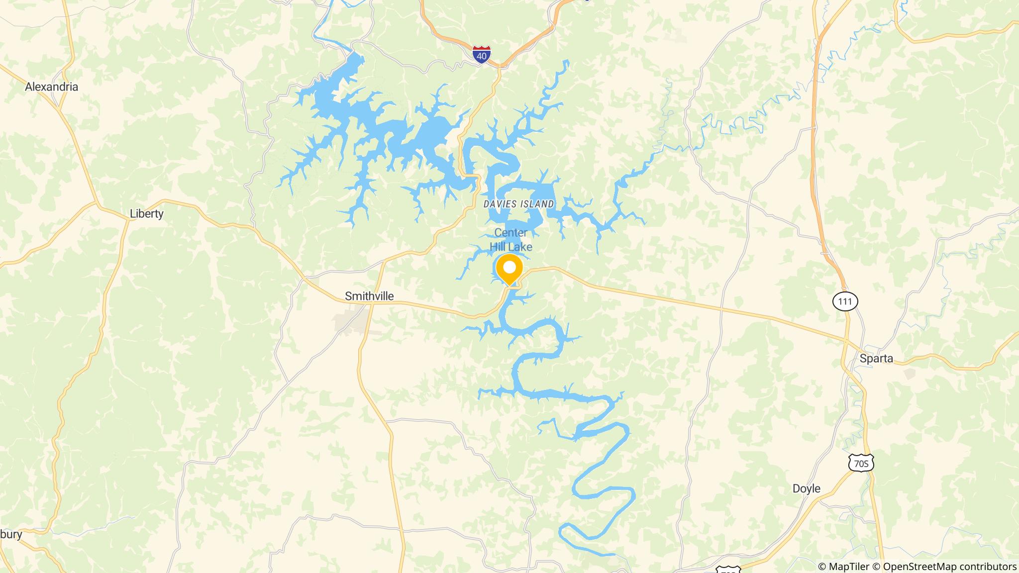 Street map of the ATM area