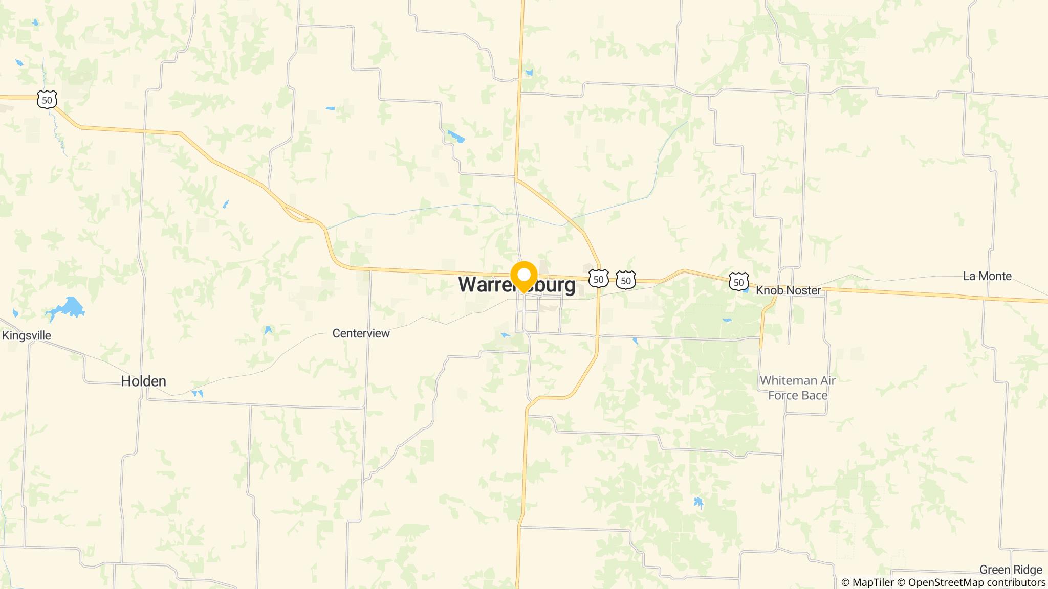 Street map of the ATM area