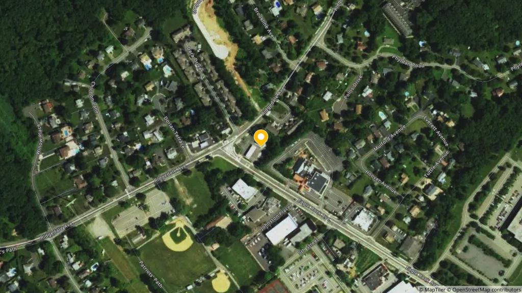 Satellite photo of the location