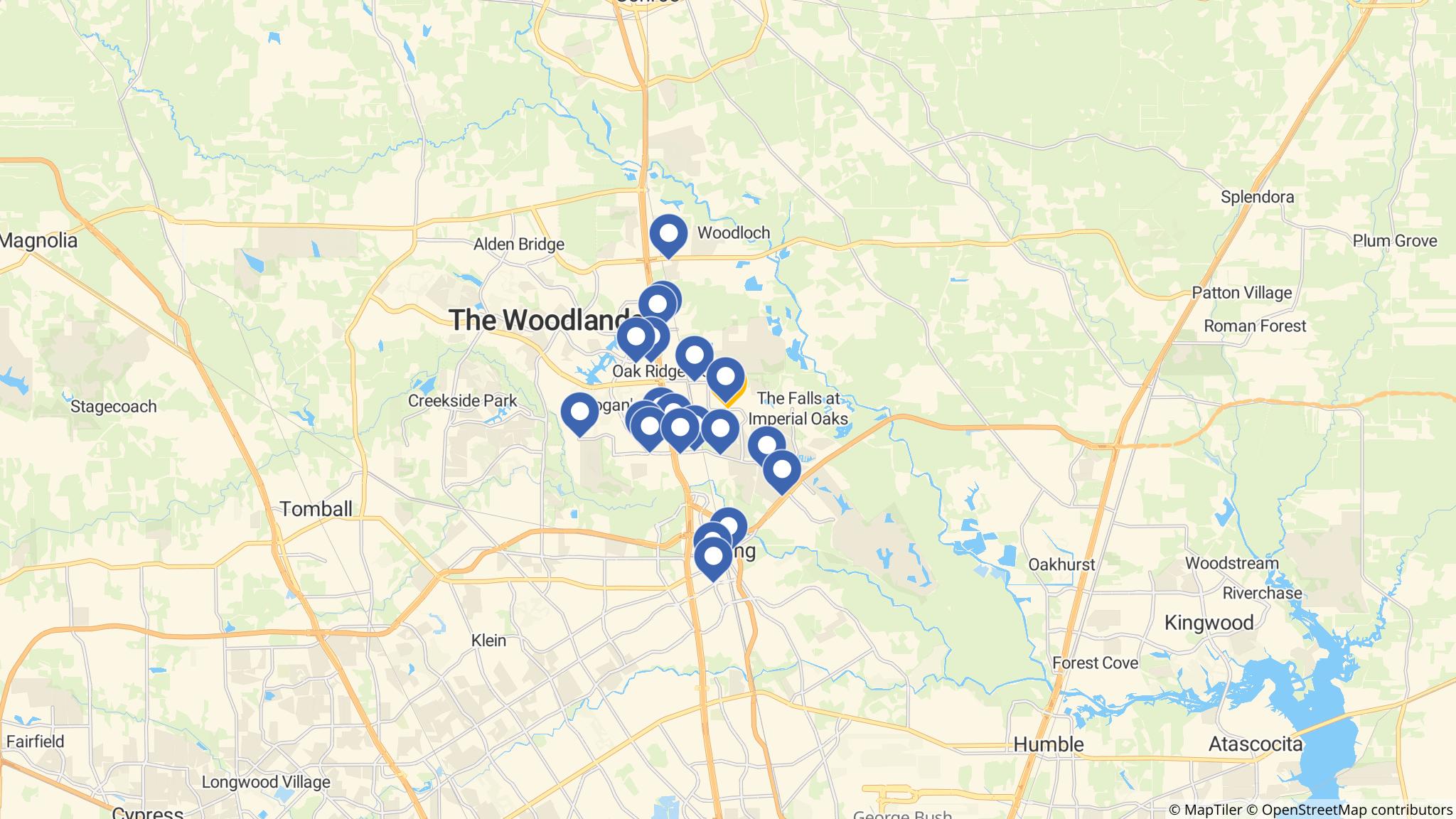 Street map of the ATM area