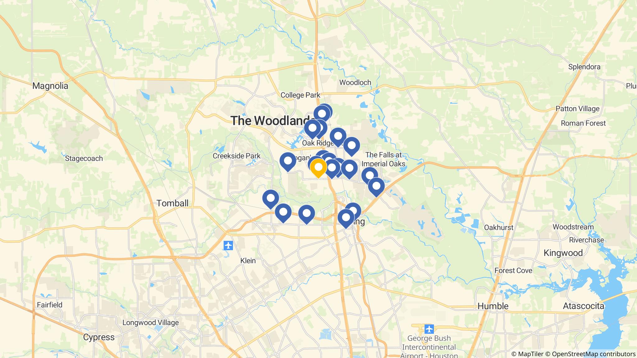 Street map of the ATM area