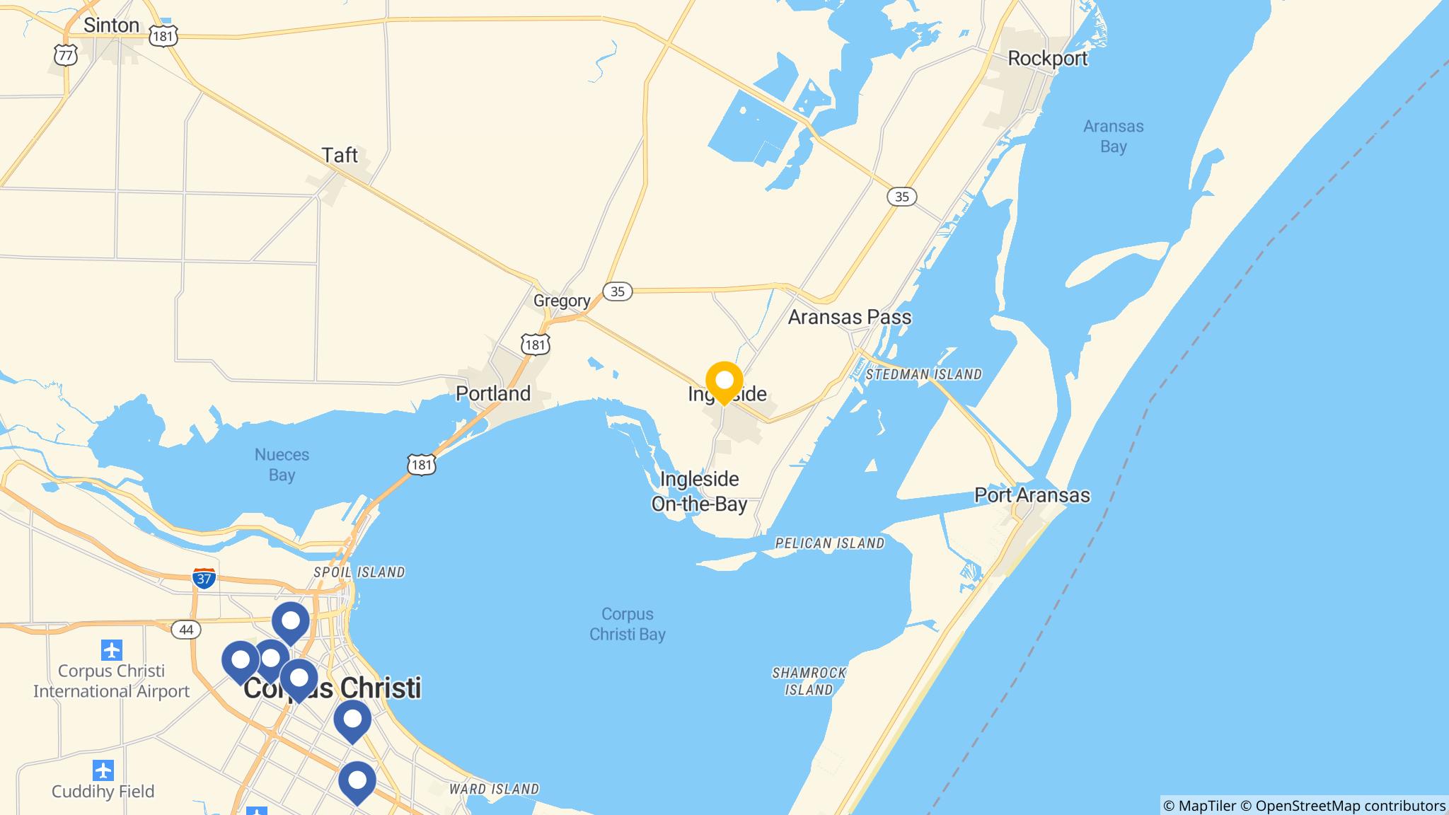 Street map of the ATM area