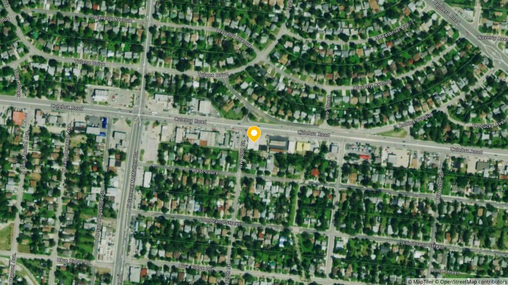 Satellite photo of the location